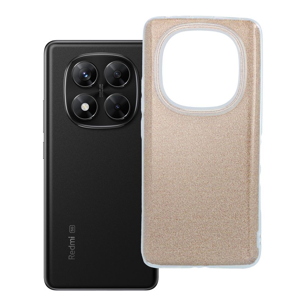 SHINING Ümbris jaoks XIAOMI Redmi Note 14 Pro 5G kuldne