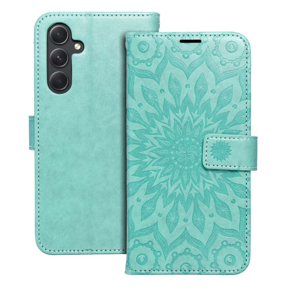 MEZZO Book ümbris jaoks SAMSUNG A54 5G mandala roheline