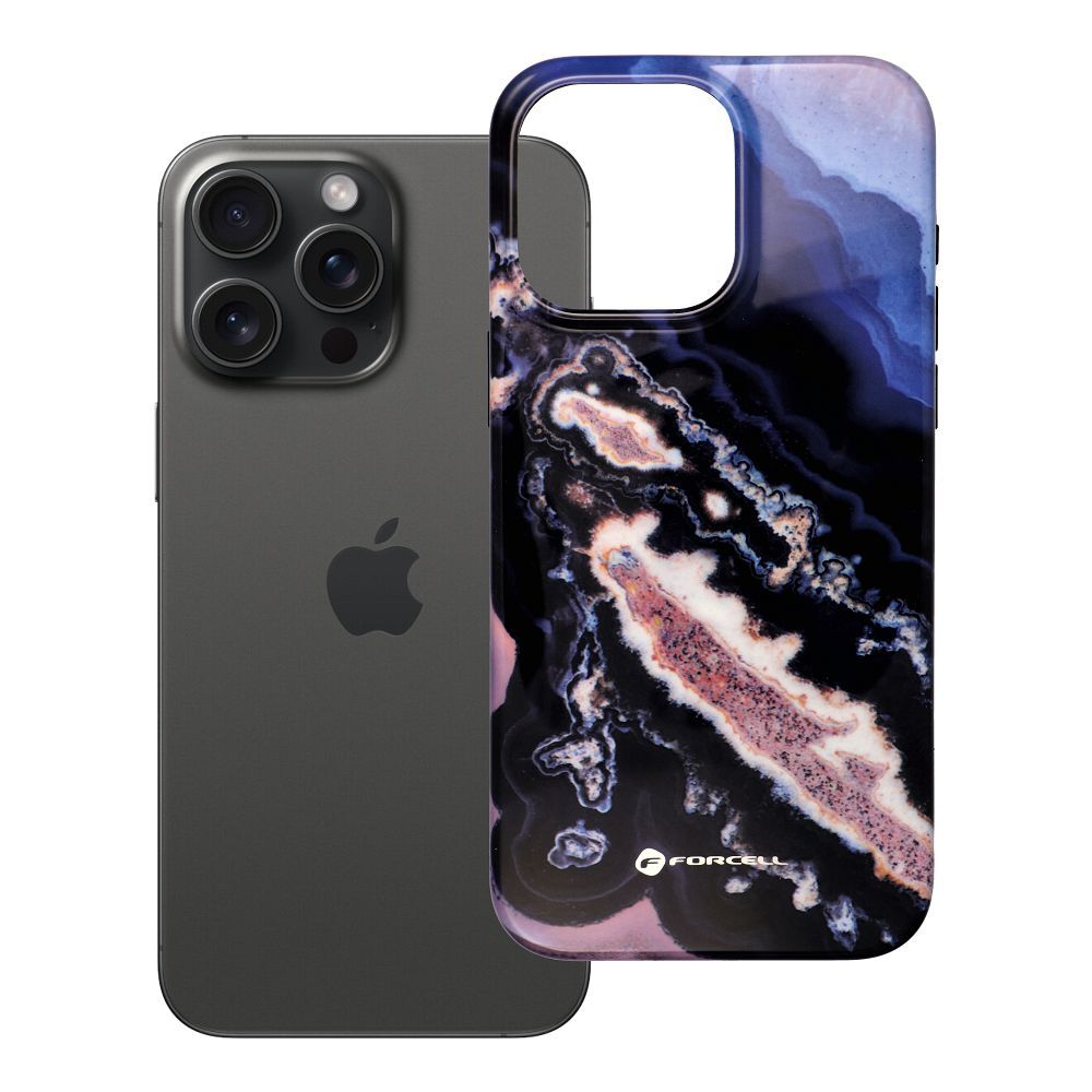 Ümbris jaoks iPhone 15 PRO MAX Forcell F-Protect Mirage compatible with Magsafe Military Drop-Test kuldne island
