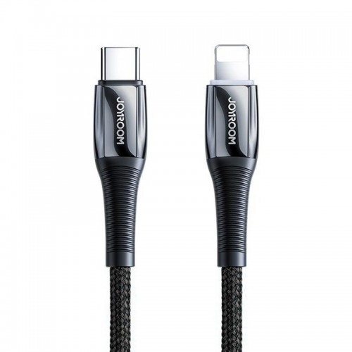 USB kaabel Joryoom S-1224K2 must Type-C / Lightning 120cm (kuni 20W)