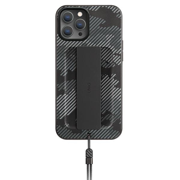 Uniq Heldro ümbris iPhone 12 Pro Max'ile - must kamuflaaž