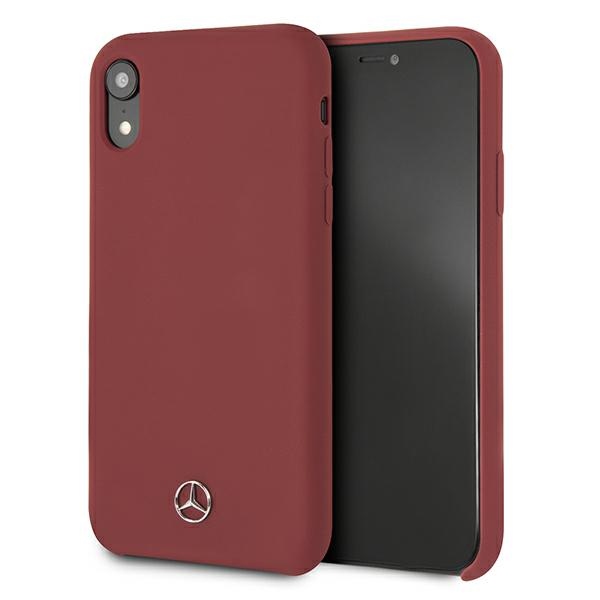 Mercedes Silicone Line iPhone Xr ümbris - punane