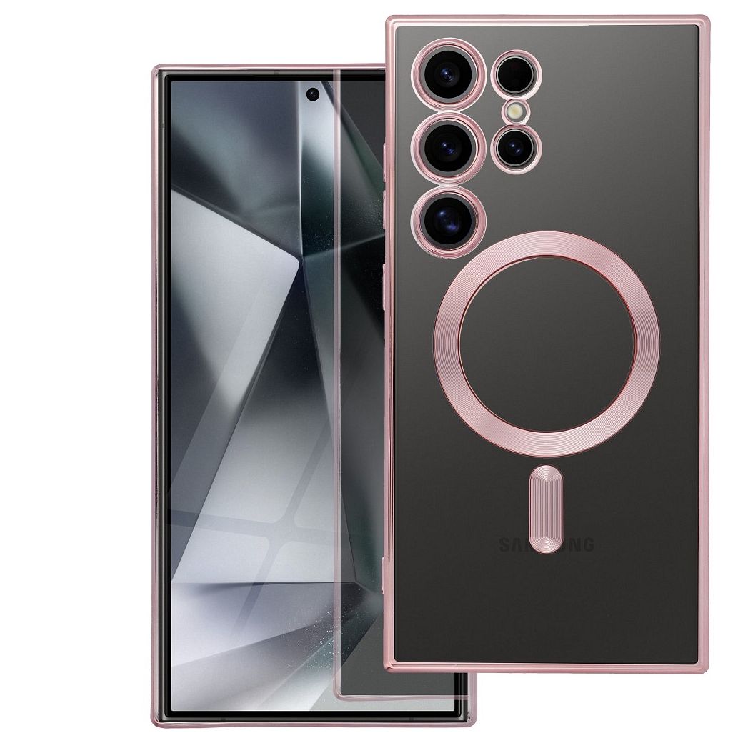 ELECTRO MAG COVER ümbris ühildub MagSafe jaoks SAMSUNG A37 roosa kuldne