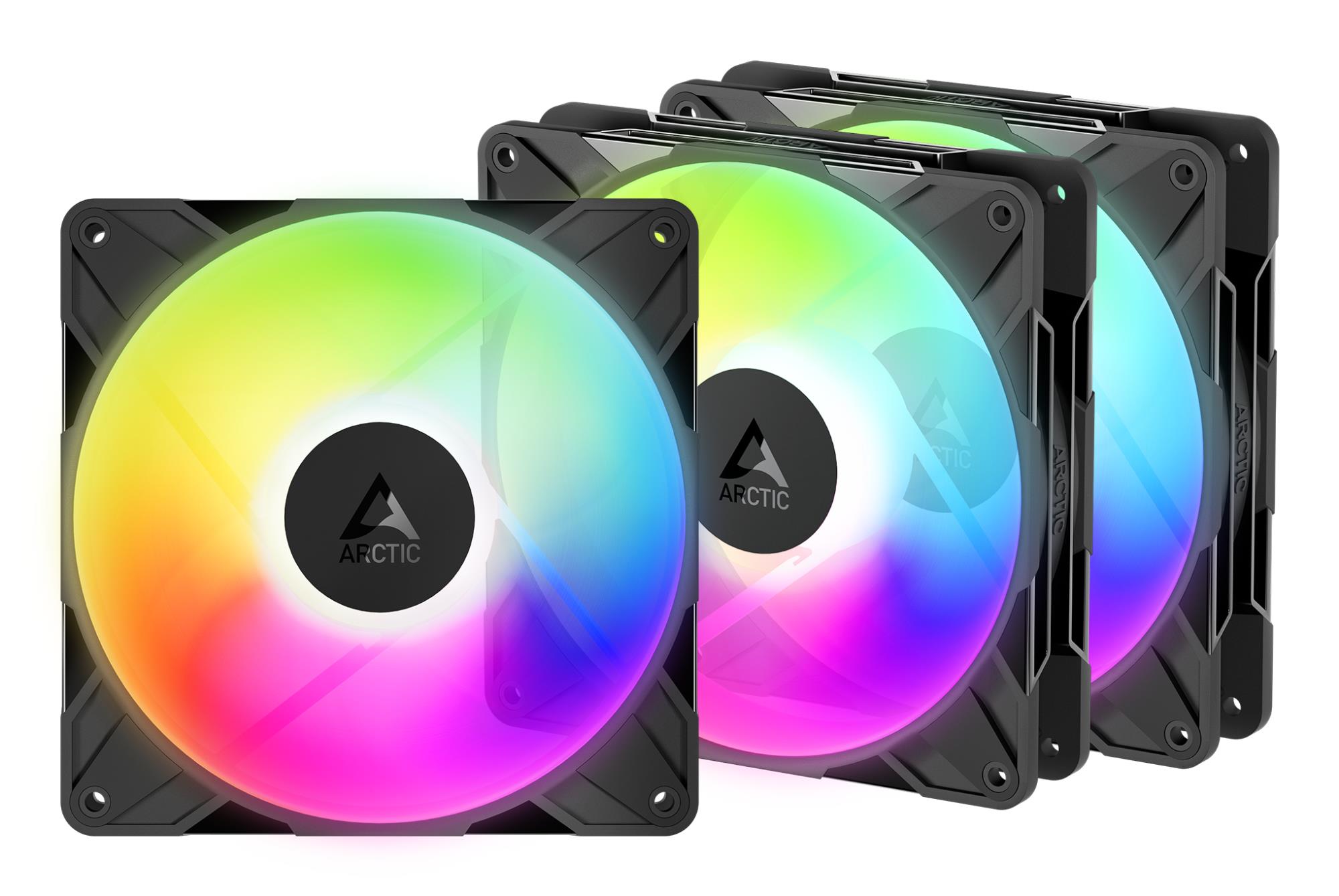 ARCTIC P14 PRO pööratud PWM PST A-RGB kõrge jõudlusega ventilaatorid, 4-pin, 140mm, 3 tk