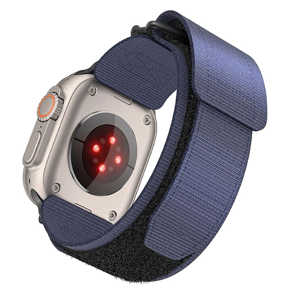 Strap to Apple Watch Forcell F-Design FA05 nylon hook-and-loop 42 / 44 / 45 / 49 mm sinine