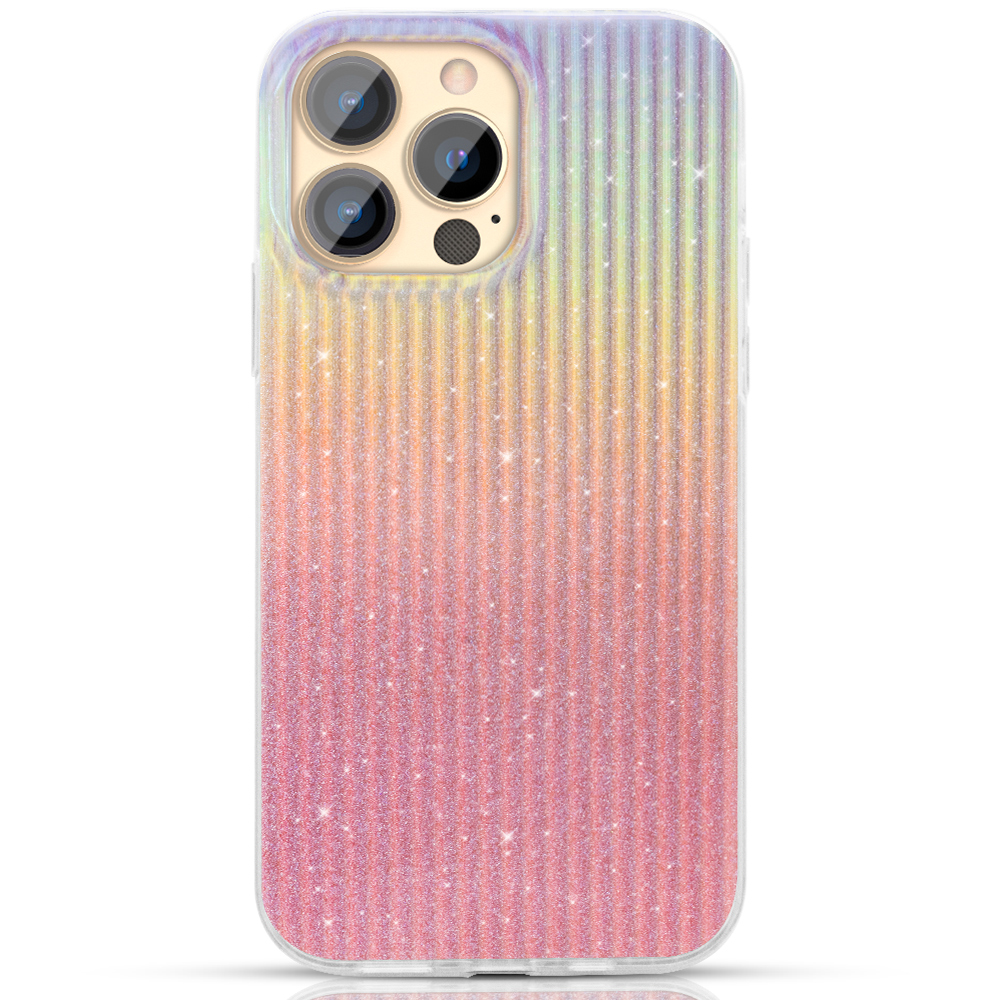Kingxbar Travel Series luksuslik ja elegantne ümbris iPhone 13 Pro oranž (päikeseloojang)