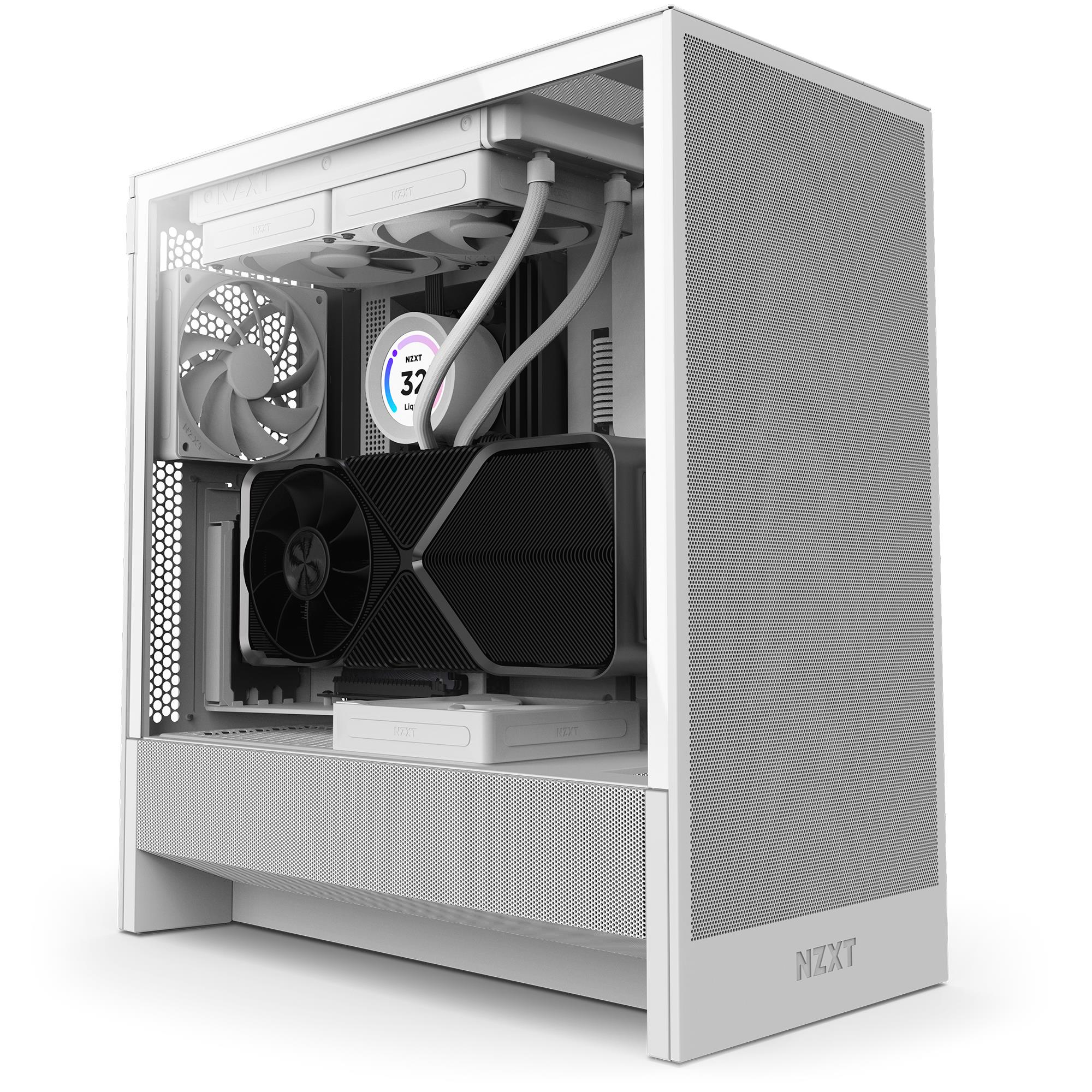 Arvutikorpus NZXT H5 Flow MidiTower valge