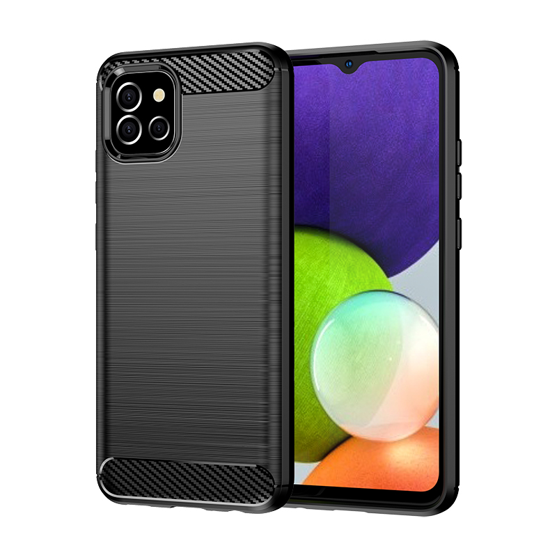 Carbon Case paindlik kate Samsung A03S EU (166.5) musta