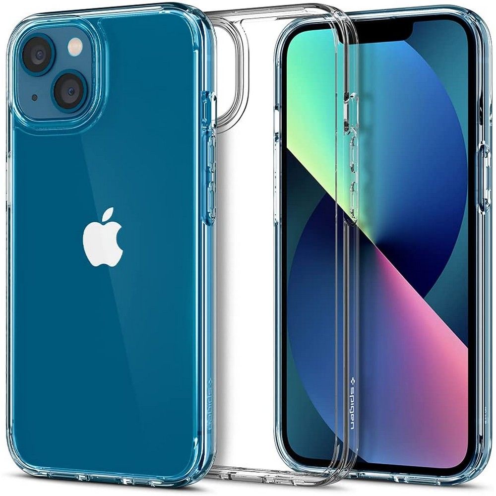 Spigen Ultra Hybrid iPhone 13 ümbris - läbipaistev