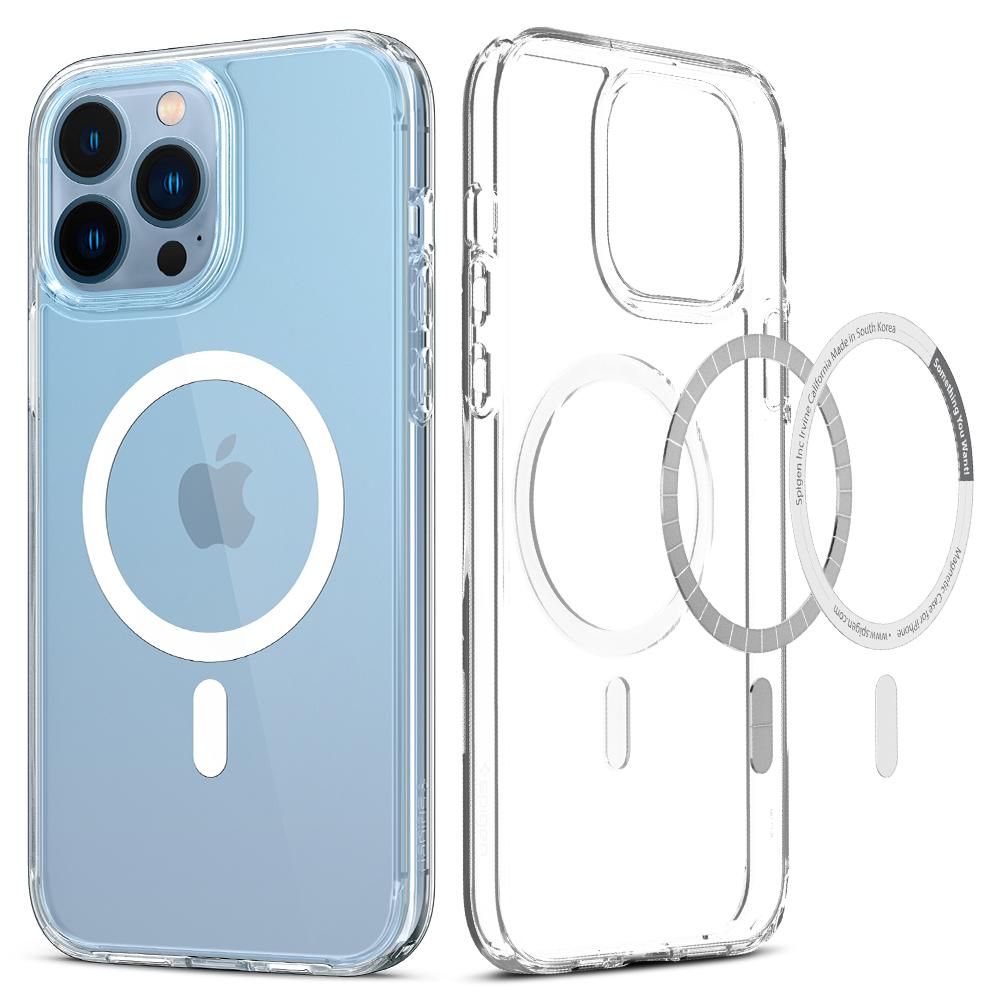 Spigen Ultra Hybrid Mag ümbris MagSafe'iga iPhone 13 Pro-le - valge