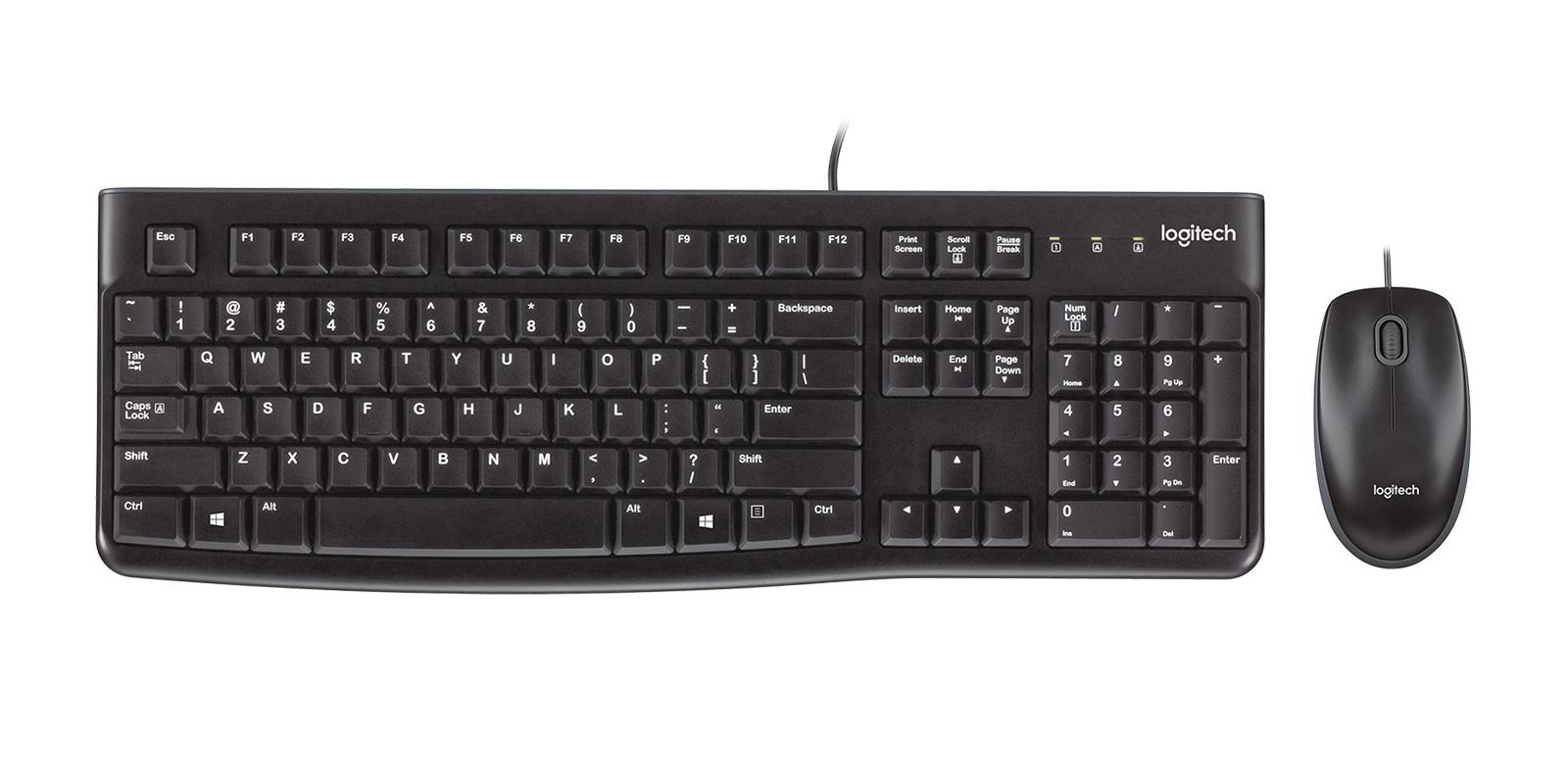 Logitech MK120 klaviatuur + hiir komplekt must 920-002562