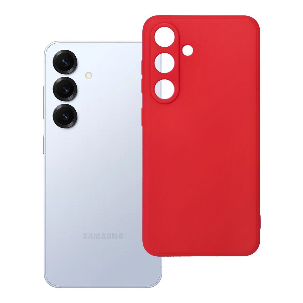 SOFT Ümbris jaoks SAMSUNG S25 punane