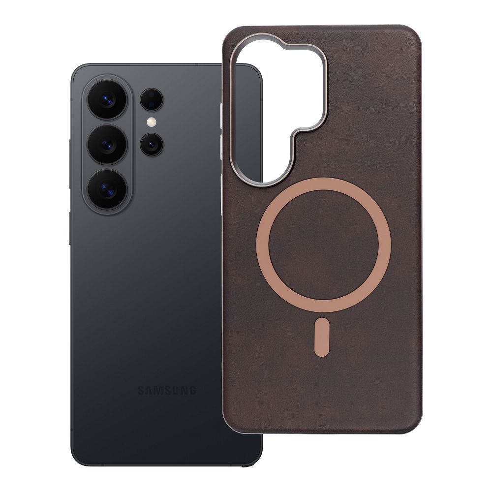 GENTLEMAN MAG COVER Ümbris compatible koos MagSafe jaoks SAMSUNG S26 Ultra pruun