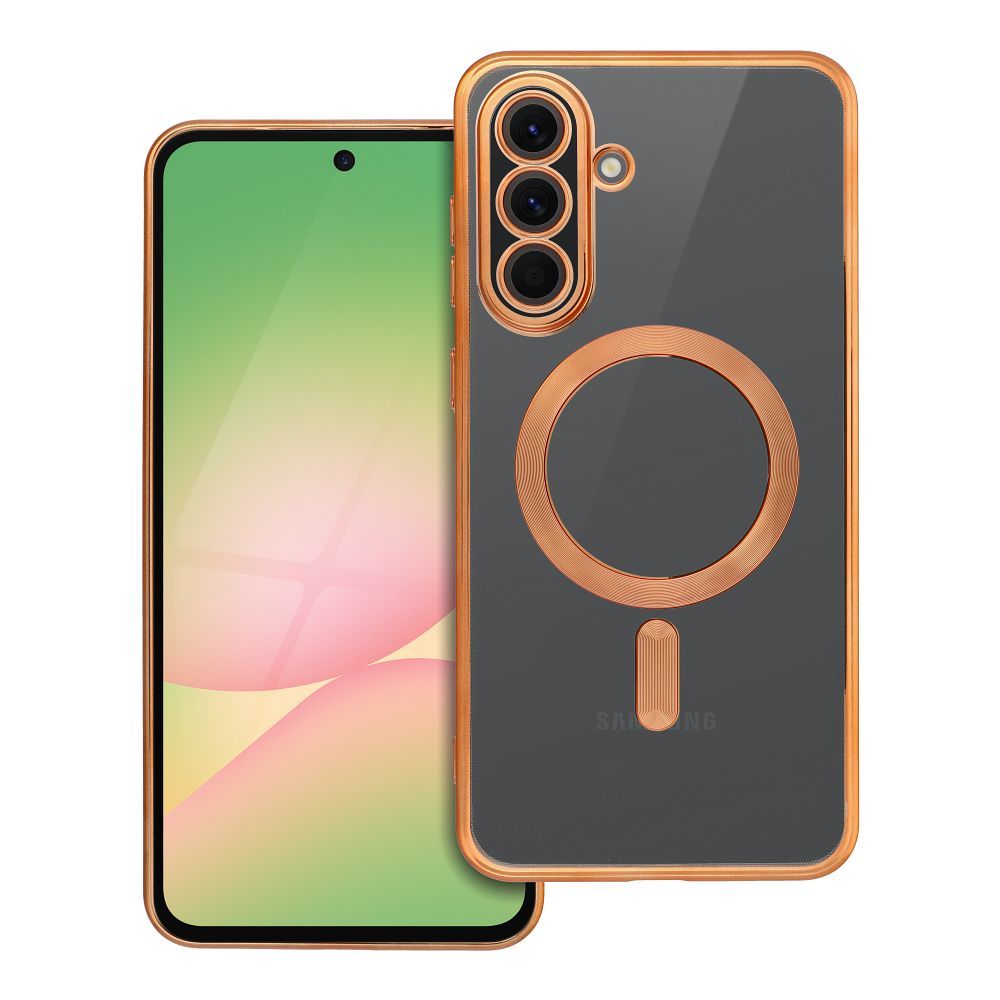 ELECTRO MAG COVER case compatible with MagSafe jaoks SAMSUNG A56 kuldne