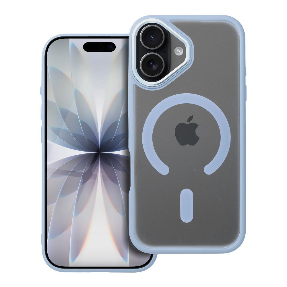 MATTE MAG COVER Ümbris compatible with MagSafe jaoks IPHONE 17 sinine