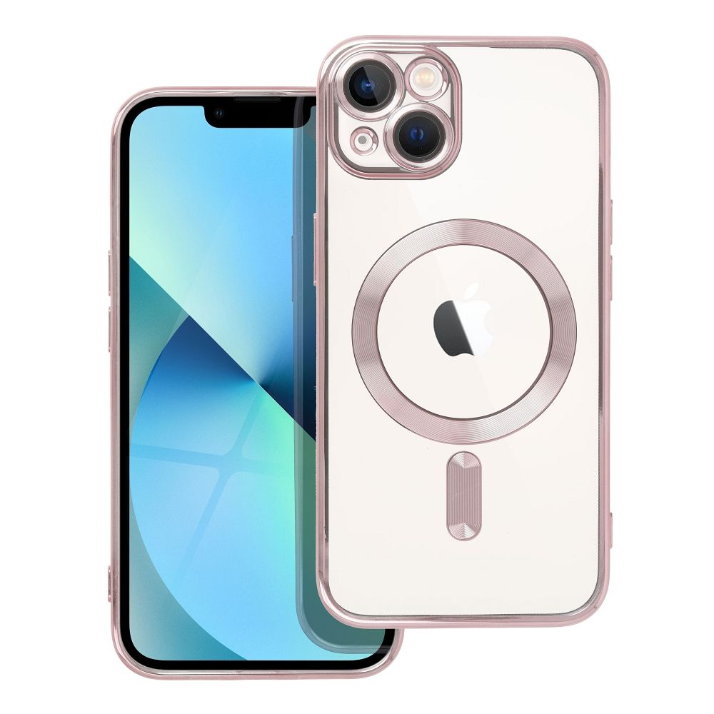 ELECTRO MAG COVER case compatible with MagSafe jaoks IPHONE 13 rose kuldne