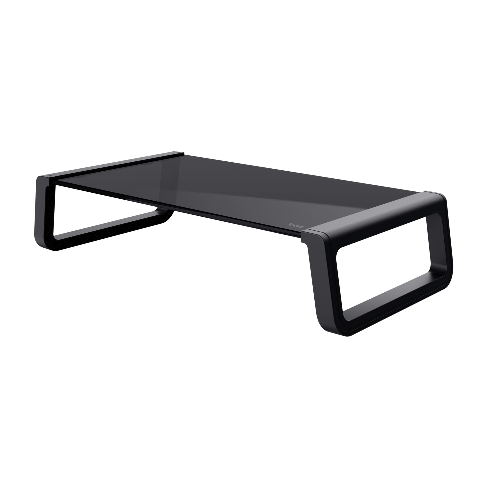 TRUST MONTA klaasist monitori alus must 25271