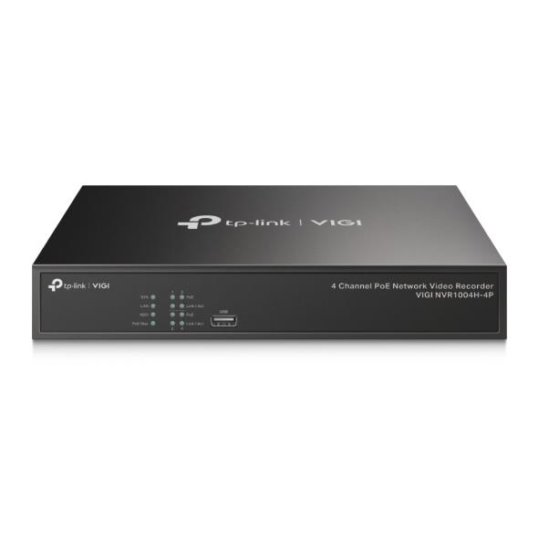 TP-Link Vigi 4-kanaline PoE+ võrgu videosalvesti NVR1004H-4P