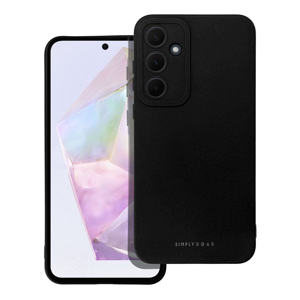 ROAR Ümbris LUNA jaoks SAMSUNG A35 5G must