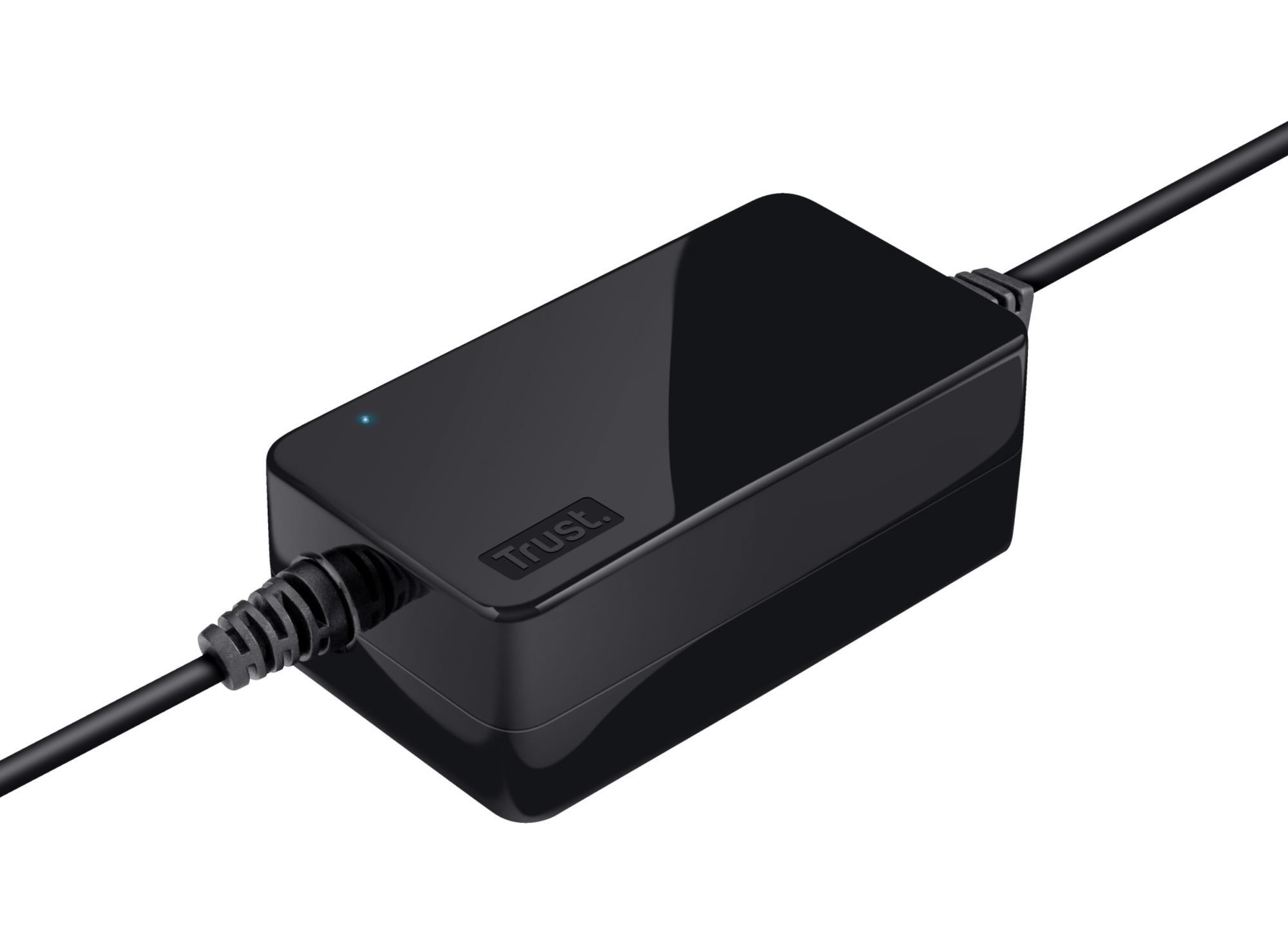 Trust Primo 45W toiteadapter sülearvutile, must