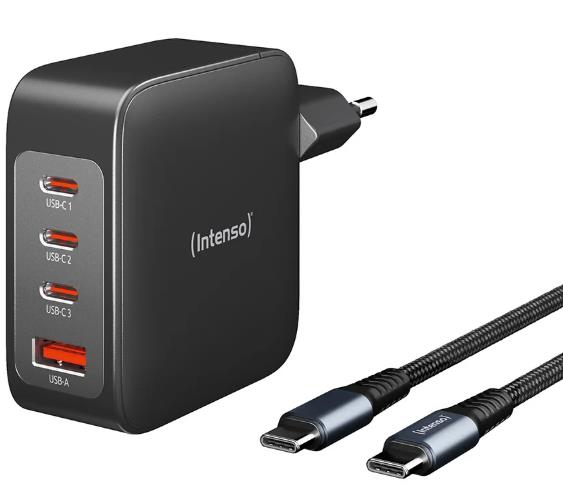 Intenso toiteadapter USB-A/USB-C 140W