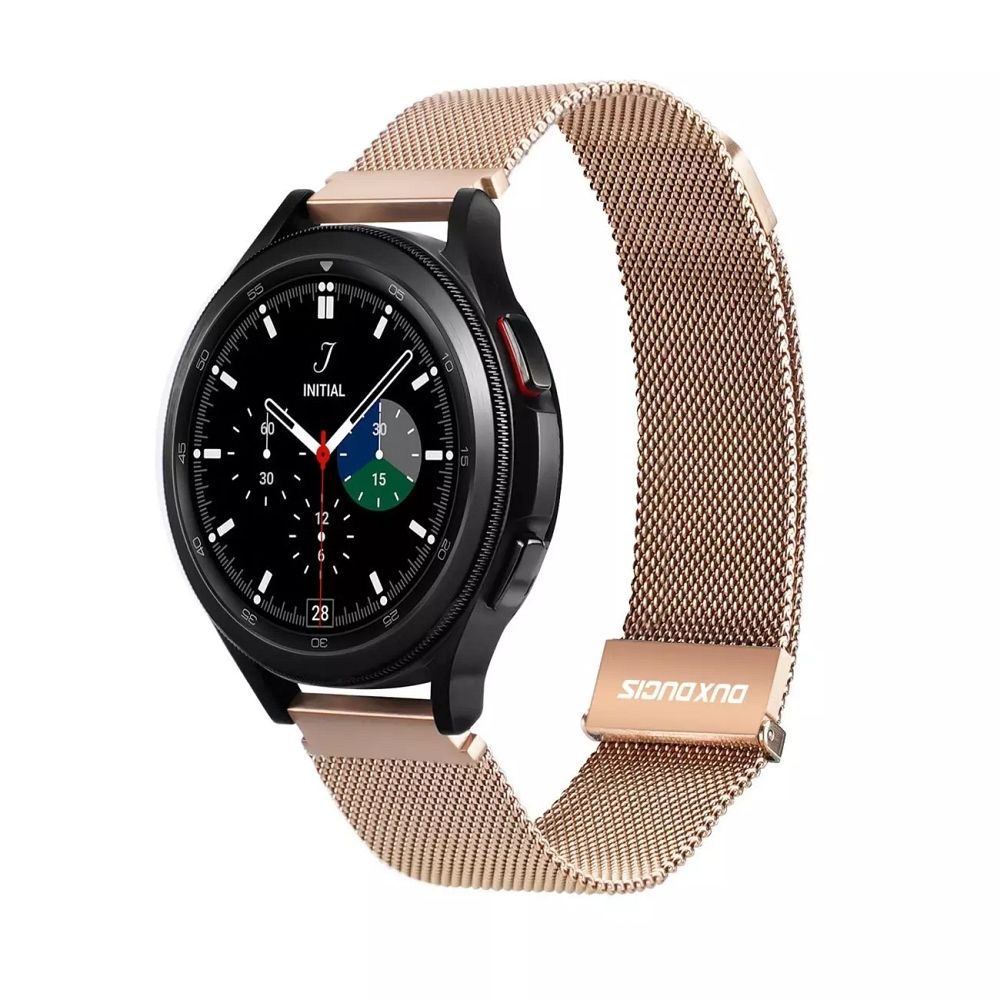 DUX DUCIS strap MILANESE stainless terasehall magnetic 20 mm kuldne