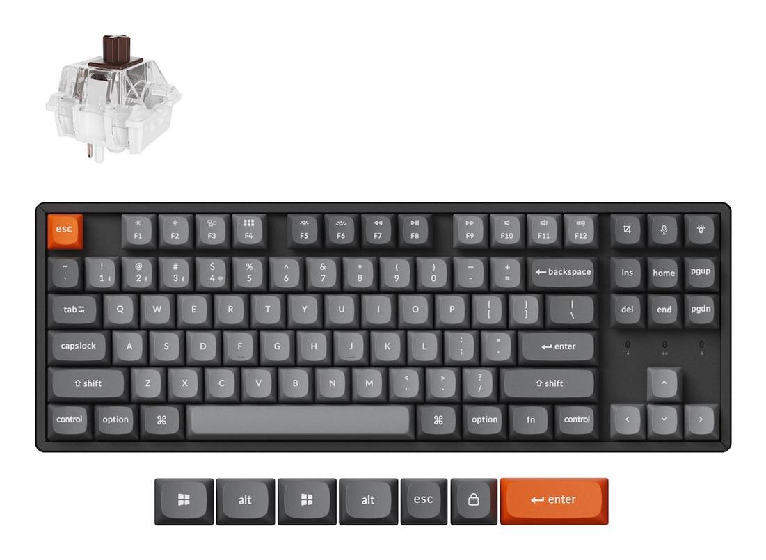 Juhtmevaba klaviatuur KEYCHRON K8 Max RGB must