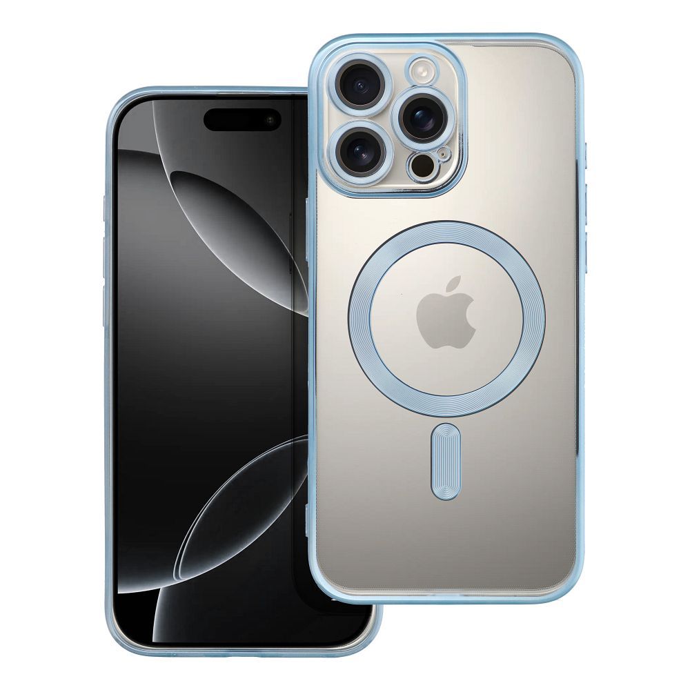 iPhone 16 PRO MAX ümbris Electro Mag Cover, ühildub MagSafe'iga, sinine