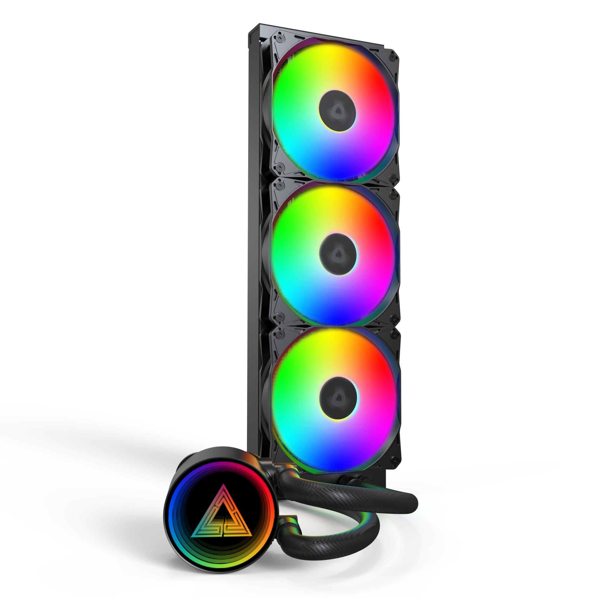 Кулер для CPU Multi Socket Lightflow ARGB 360 чёрный MONTECH