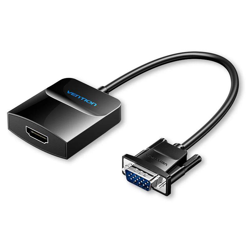 Konverter HDMI VGA-le USB heliga 0.15m Vention