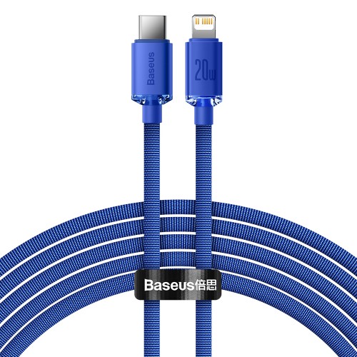 USB kaabel Baseus Crystal Shine mBlue Type-C / Lightning 200cm (kuni 20W)