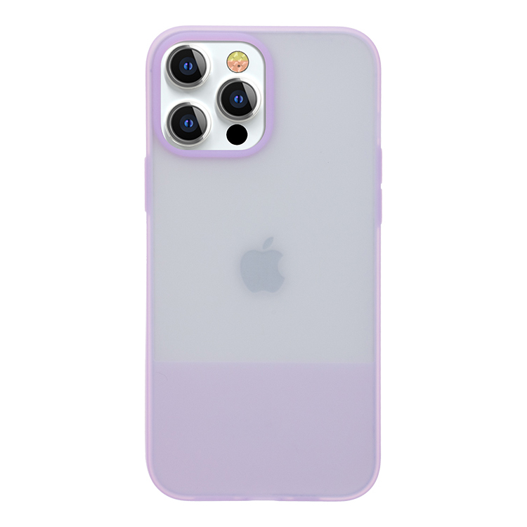 Kingxbar Plain seeria ümbris iPhone 13 Pro Max silikoonist ümbris lilla