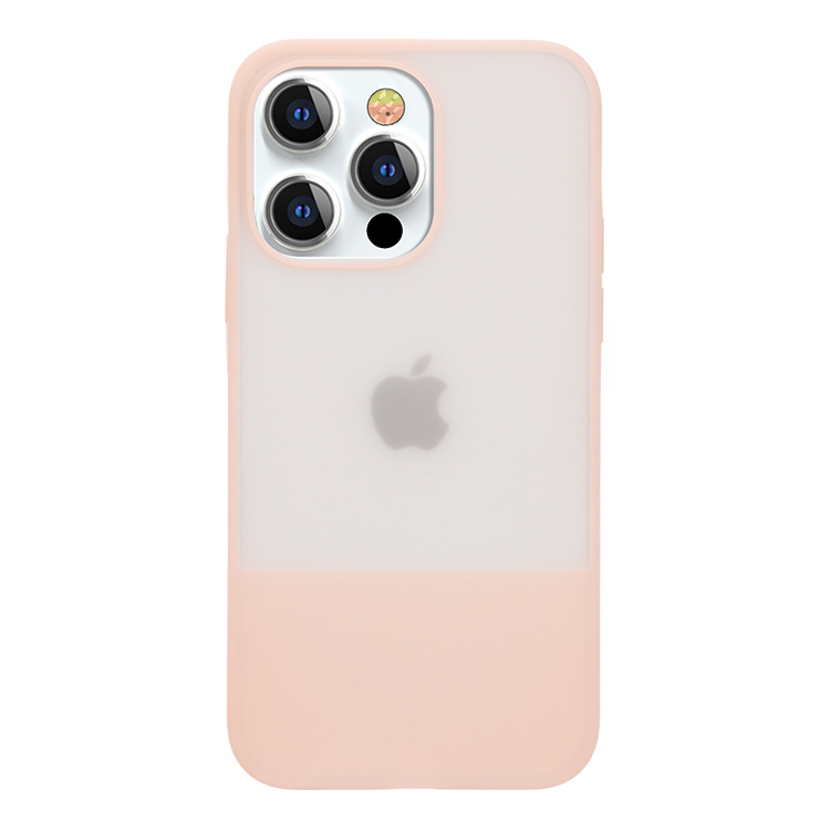 Kingxbar Plain seeria ümbris iPhone 13 Pro silikoonkate roosa