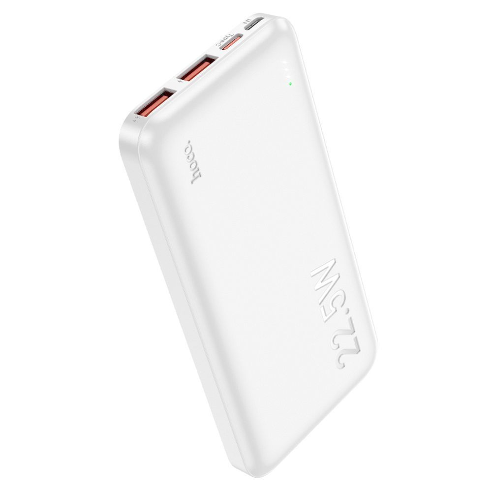Powerbank Hoco 10000 mAh QC PD 3A 22,5W J101 valge