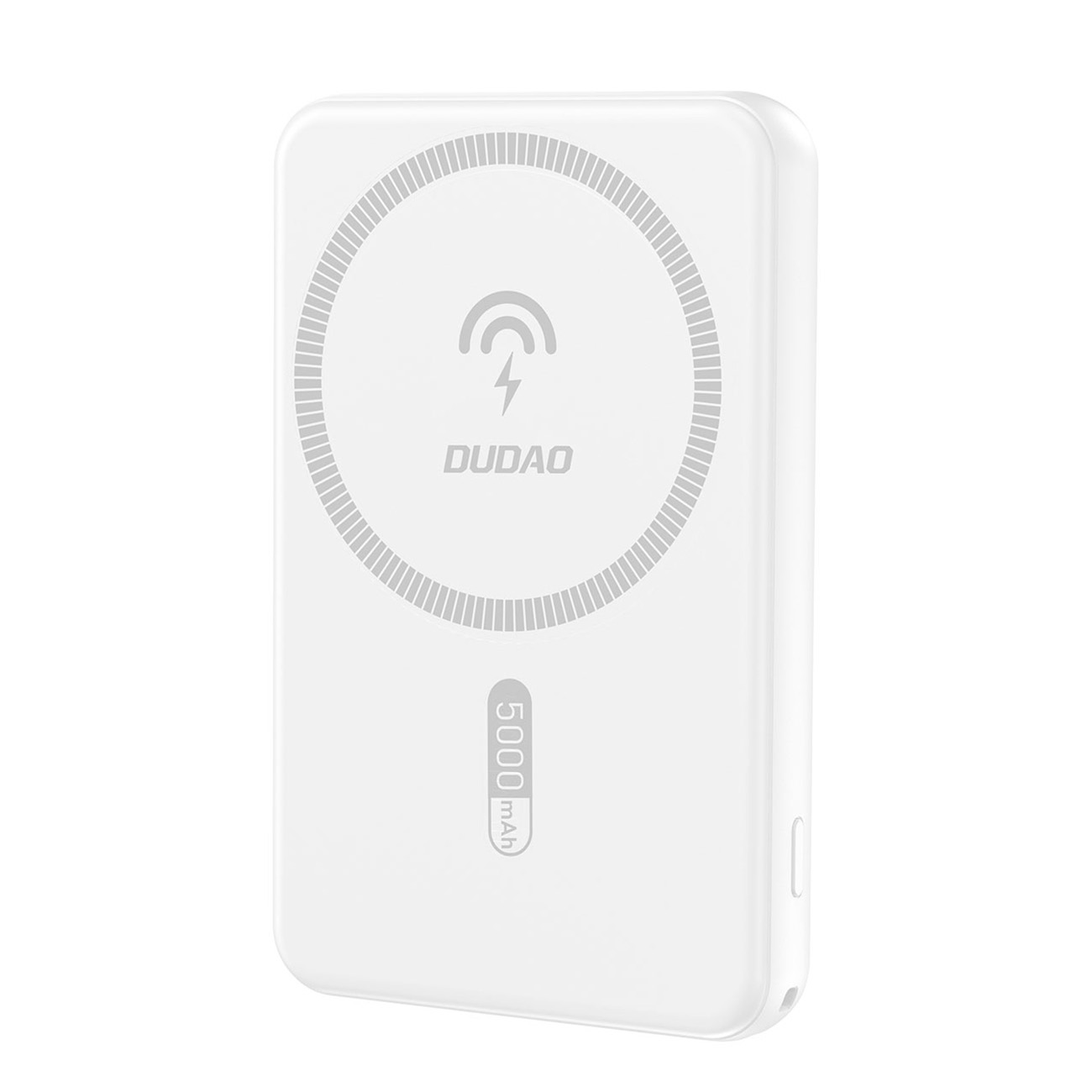 Dudao K14S USB-A / USB-C / MagSafe traadita energiapank 20W 5000mAh - valge