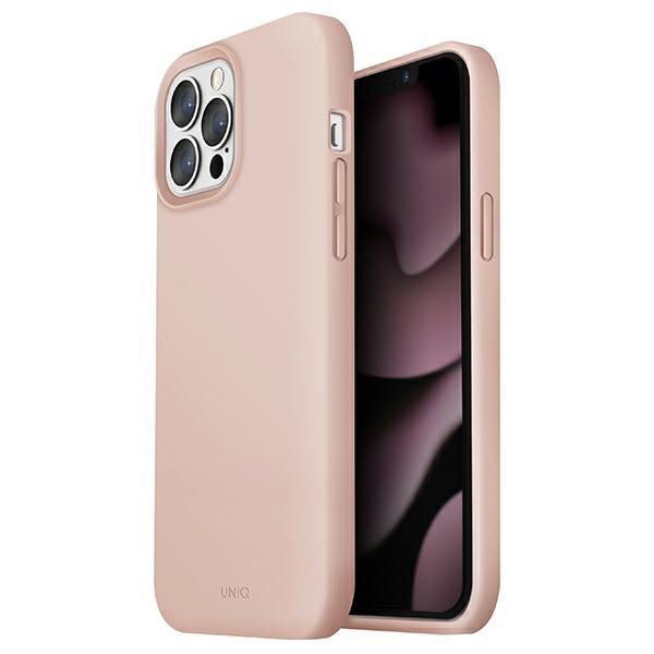 Uniq Lino ümbris iPhone 13 Pro / iPhone 13 jaoks - roosa