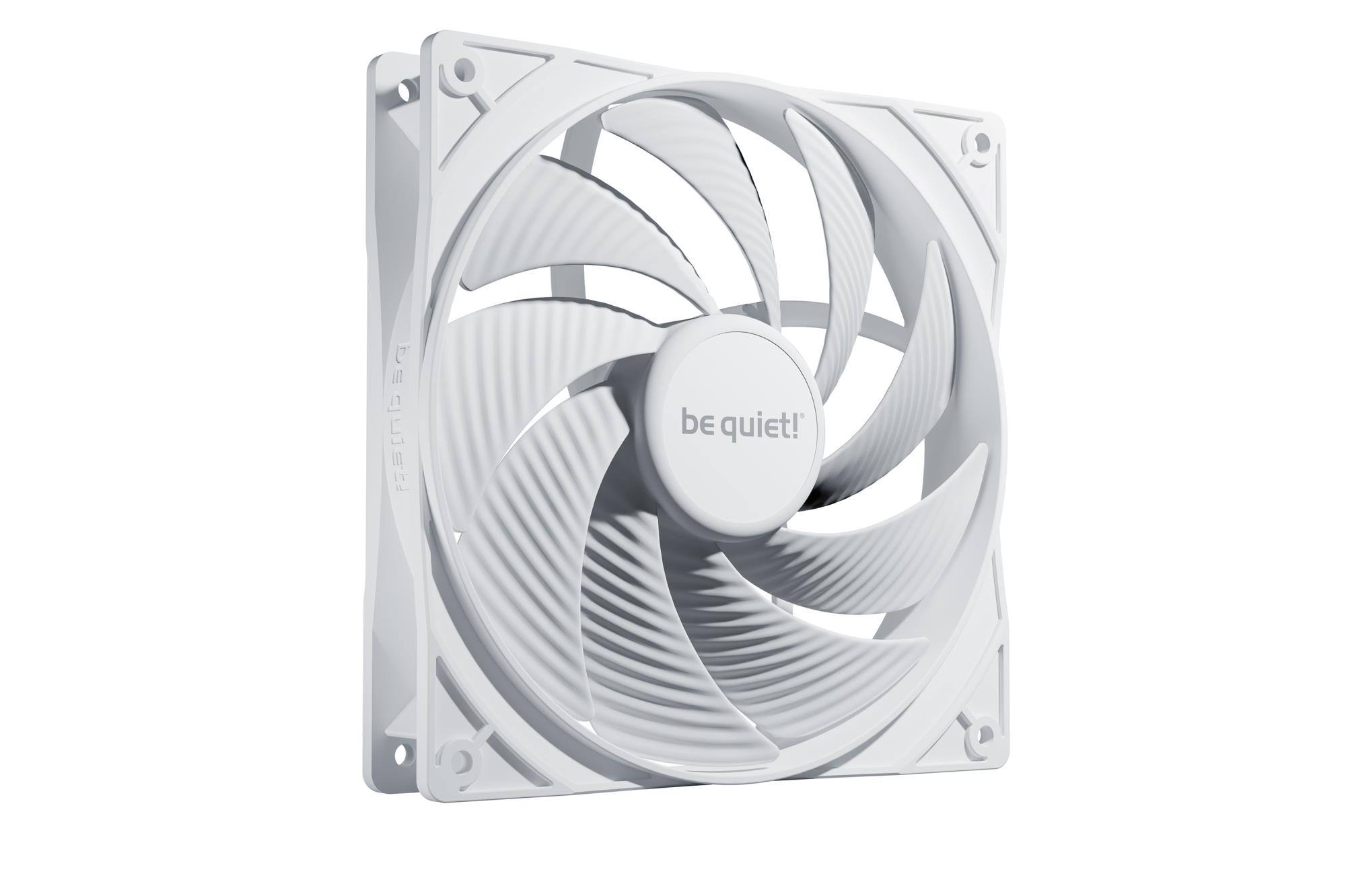Be Quiet korpuse ventilaator 140mm Pure Wings 3 valge PWM kiire BL113