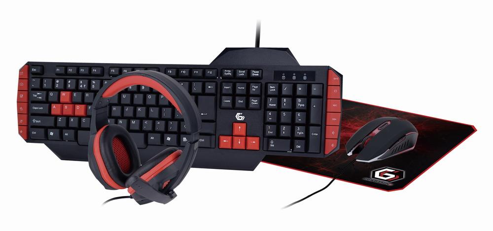 Klaviatuur USB GAMING KIT ENG/ULTIMATE GGS-UMG4-02 GEMBIRD