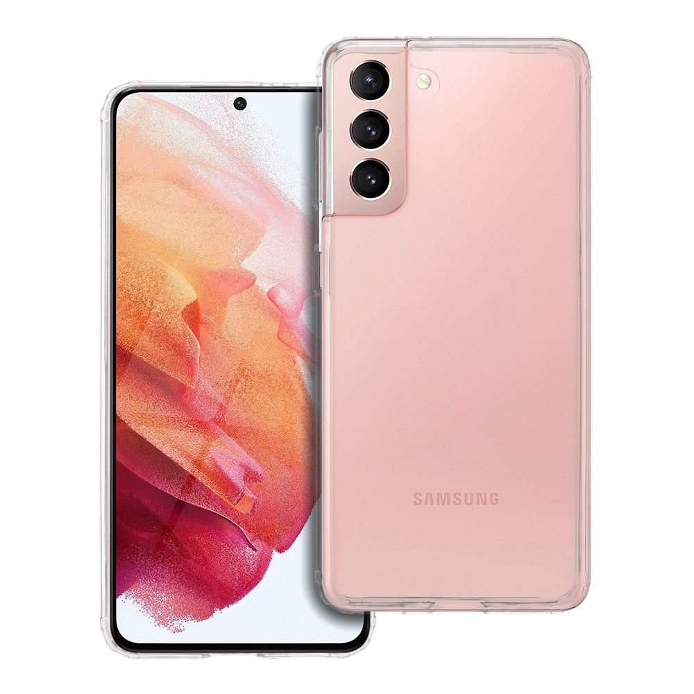 SUPER CLEAR HYBRID ümbris jaoks SAMSUNG S21 läbipaistev