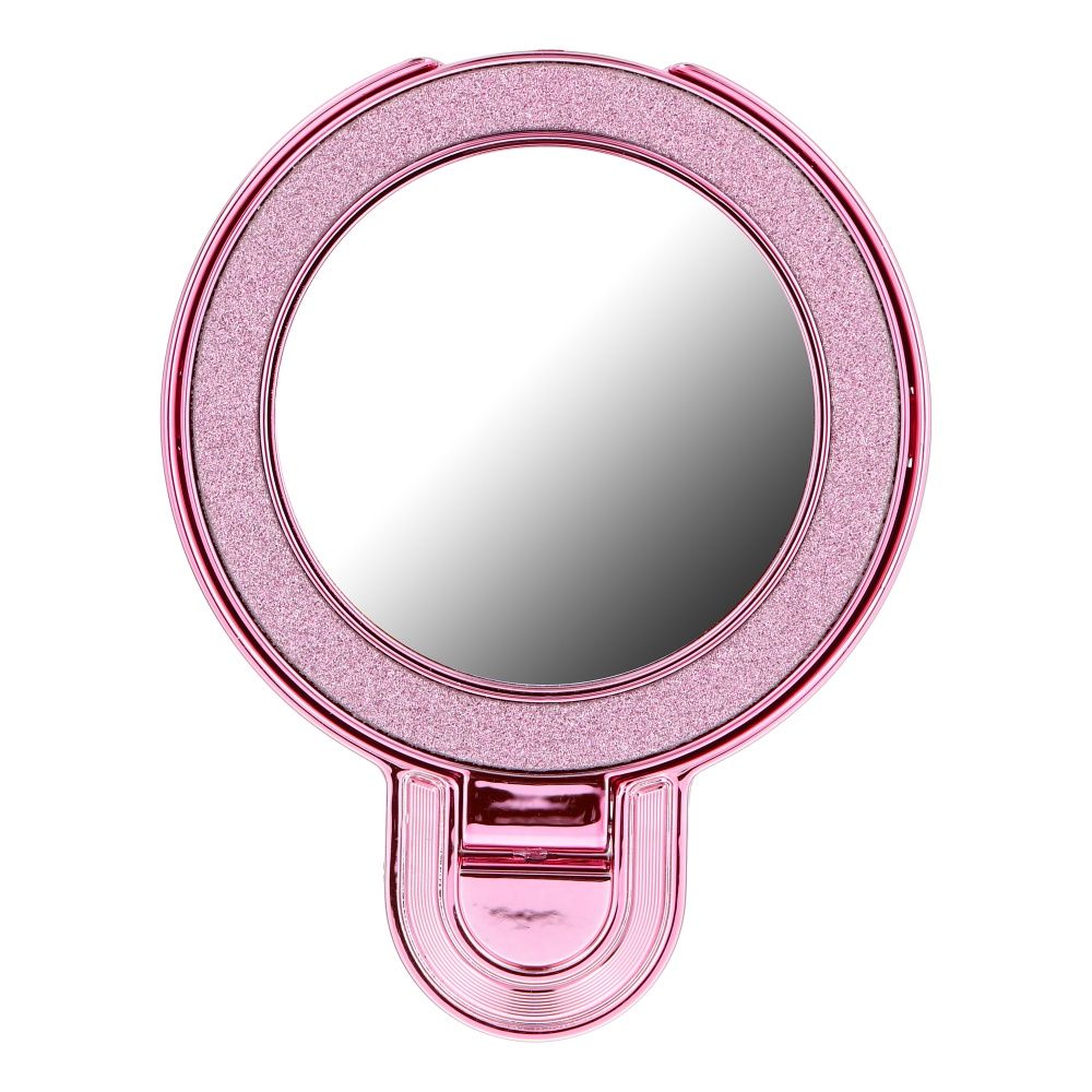 Phone stand CIRCLE MIRROR - stick-on - roosa