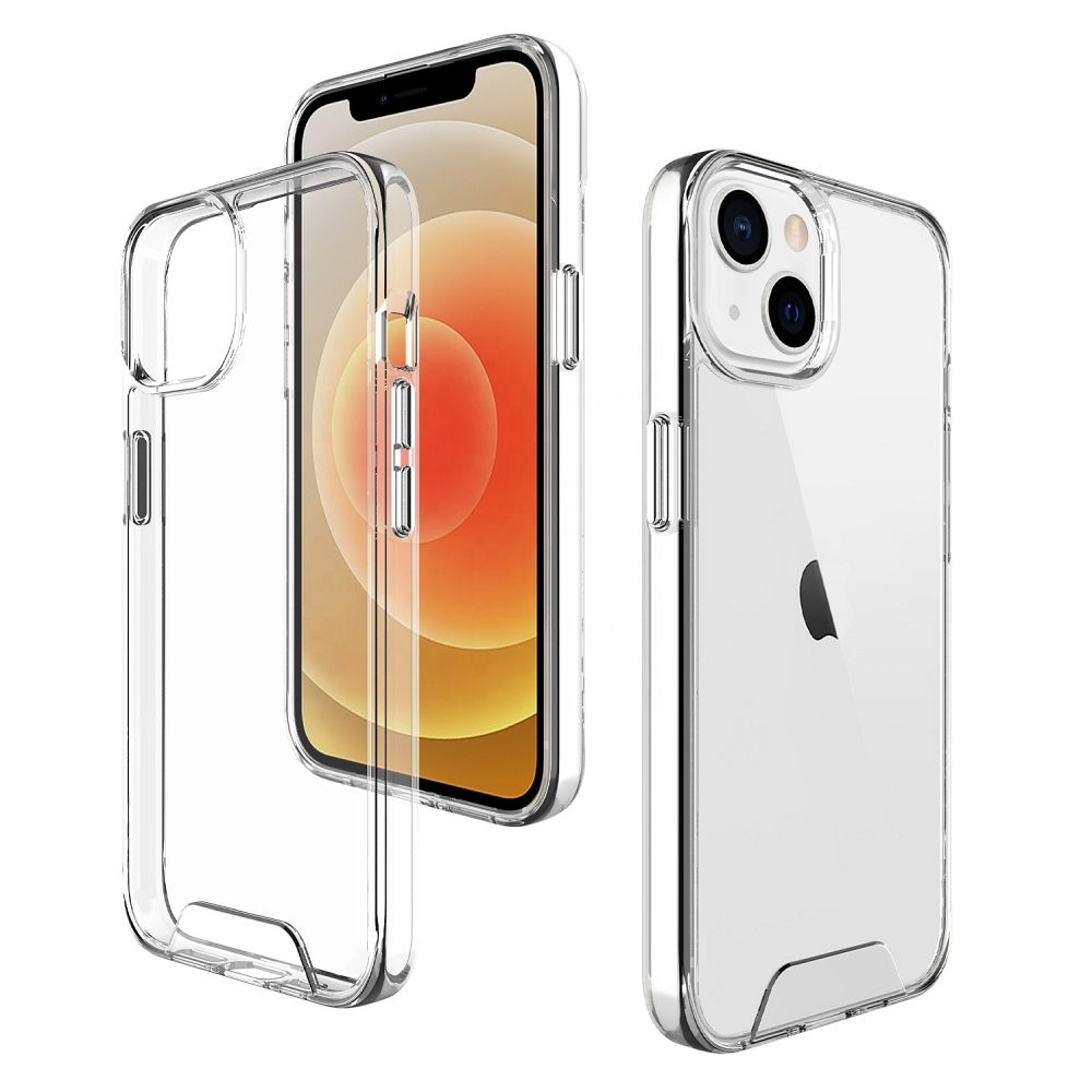 Ümbris jaoks iPhone 13 Clear Ümbris 2 mm Box läbipaistev