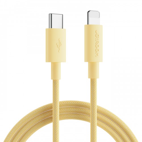 USB kaabel Joyroom S-1024M13 kollane Type-C / Lightning 100cm (kuni 20W)