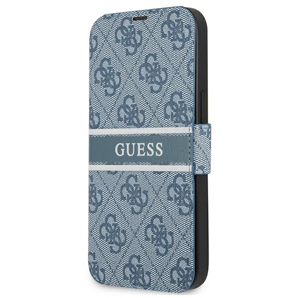 Guess GUBKP13S4GDBL iPhone 13 mini 5.4" sinine/sinine raamat 4G Stripe