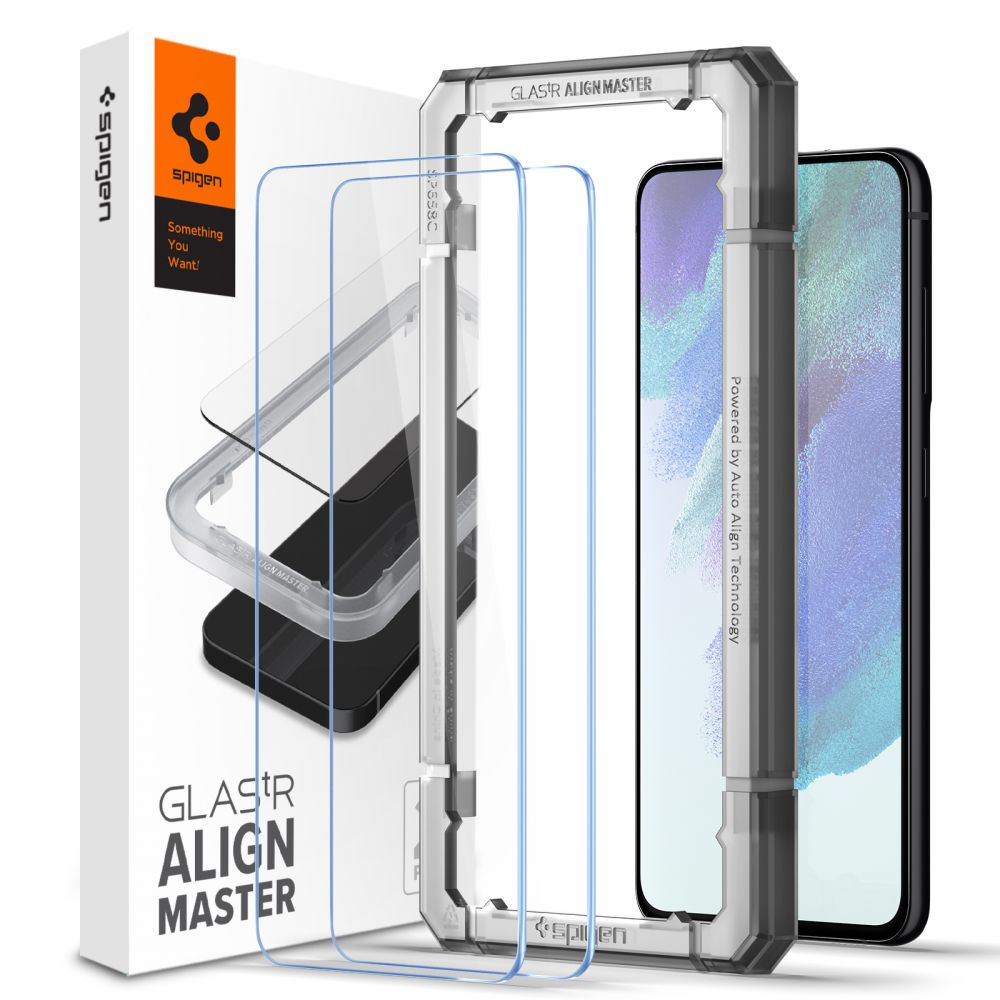 Spigen ALM Glas.tR karastatud klaas Samsung Galaxy S21 FE jaoks - 2 tk.