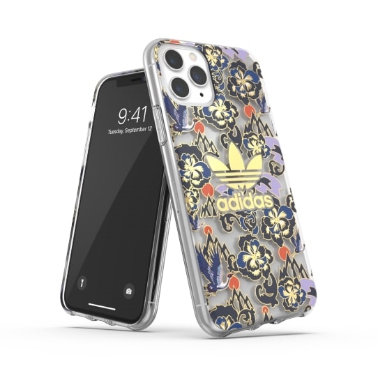 Adidas OR Clear Case CNY AOP ümbris iPhone 11 Pro jaoks – kuldne