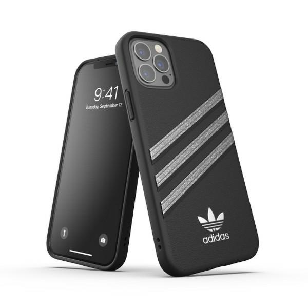 Adidas OR Molded Case Naise ümbris iPhone 12 / iPhone 12 Pro jaoks - must