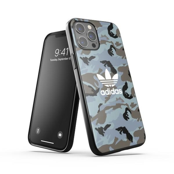 Adidas OR SnapCase Camo ümbris iPhone 12 Pro Max'ile - sinine ja must