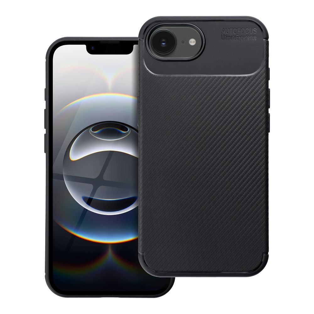 Ümbris jaoks iPhone 16e (SE 4 2025) Carbon Premium must