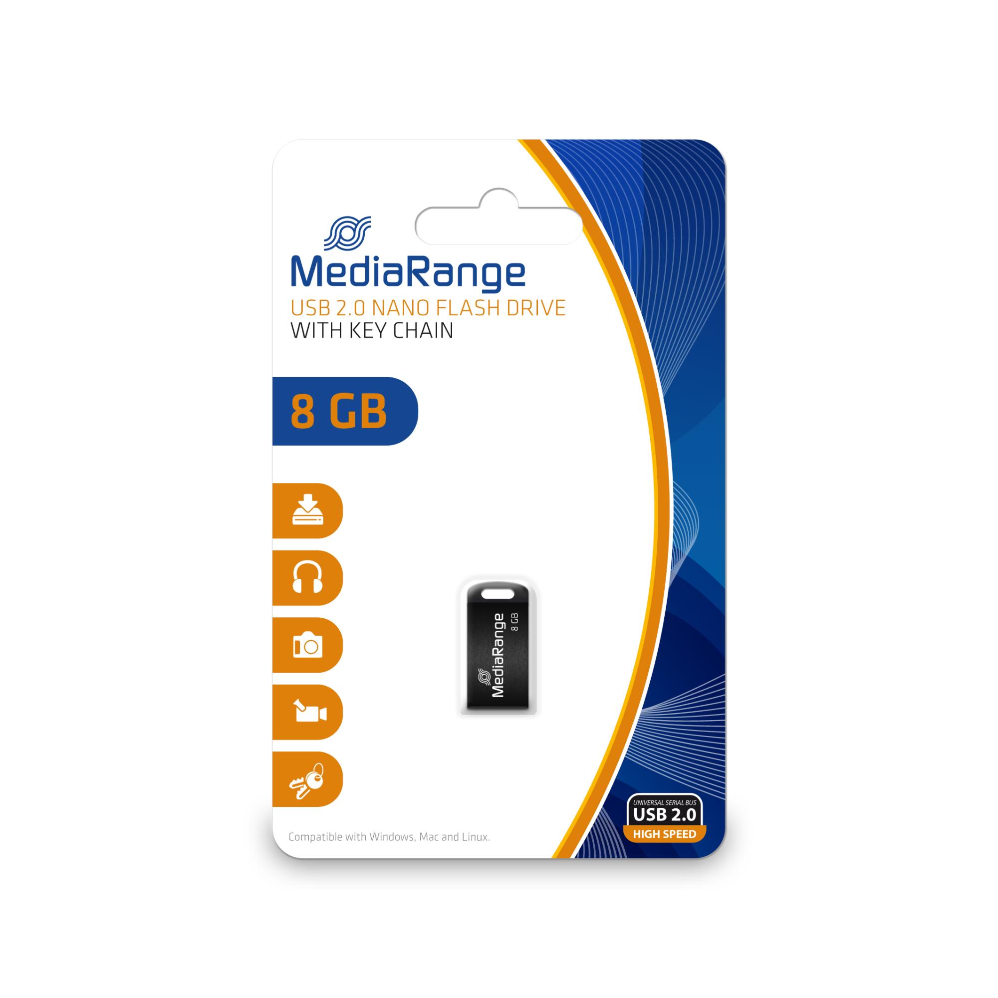 MÄLUSEADE FLASH USB2 8GB/MR920 MEDIARANGE