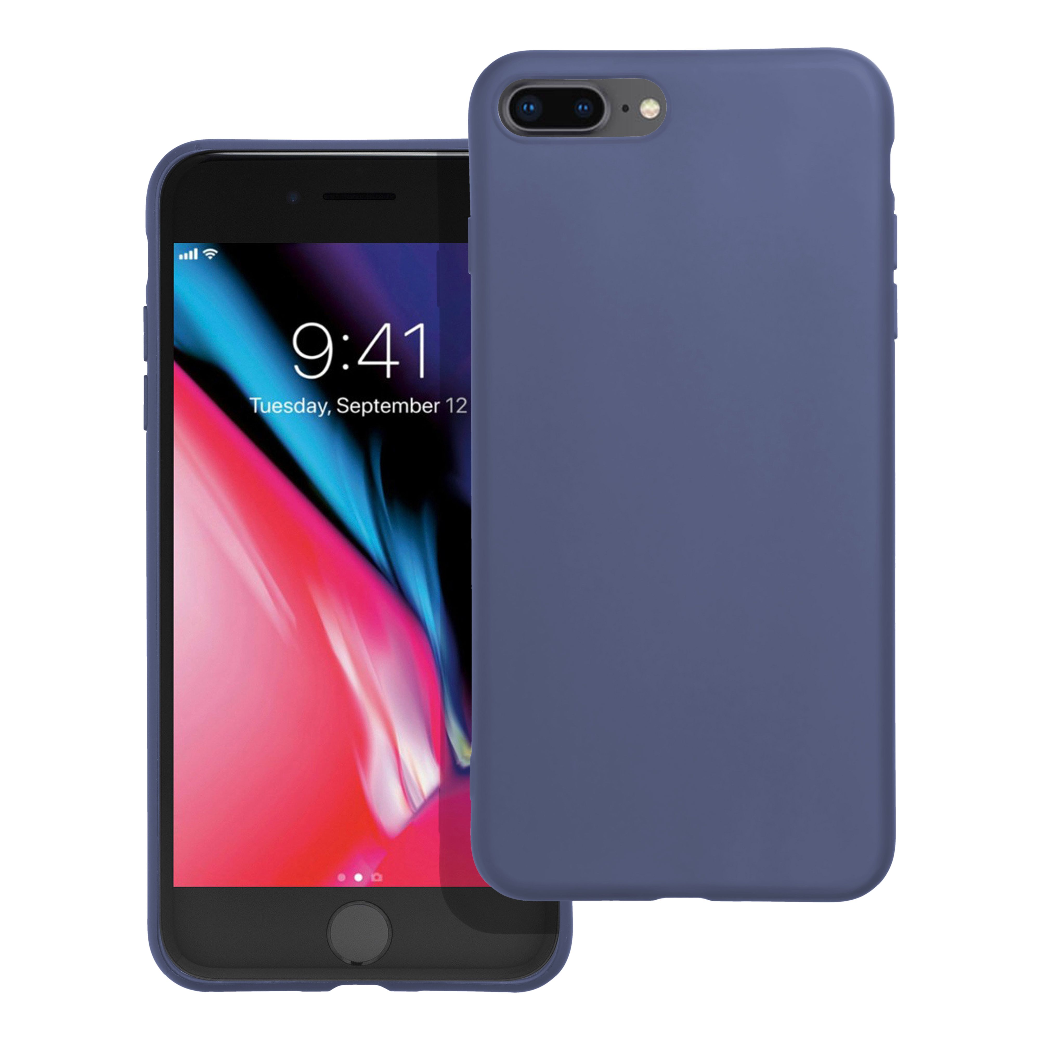 MATT ümbris jaoks IPHONE 7 Plus / 8 Plus sinine